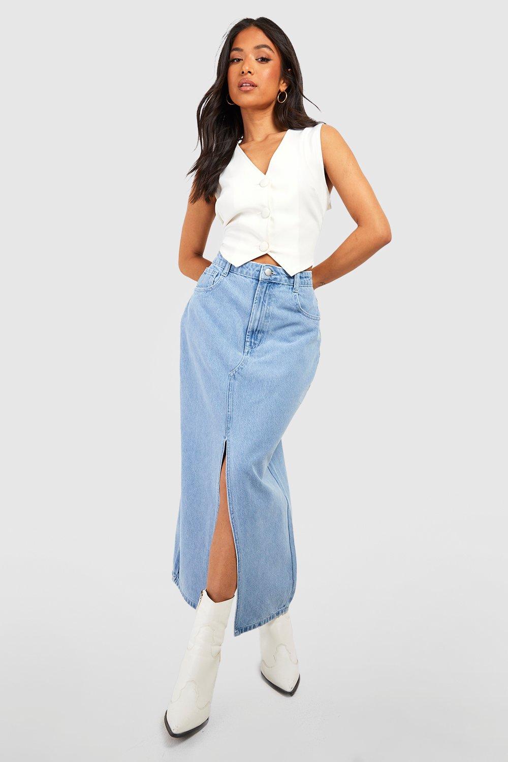 Petite flare maxi clearance skirt